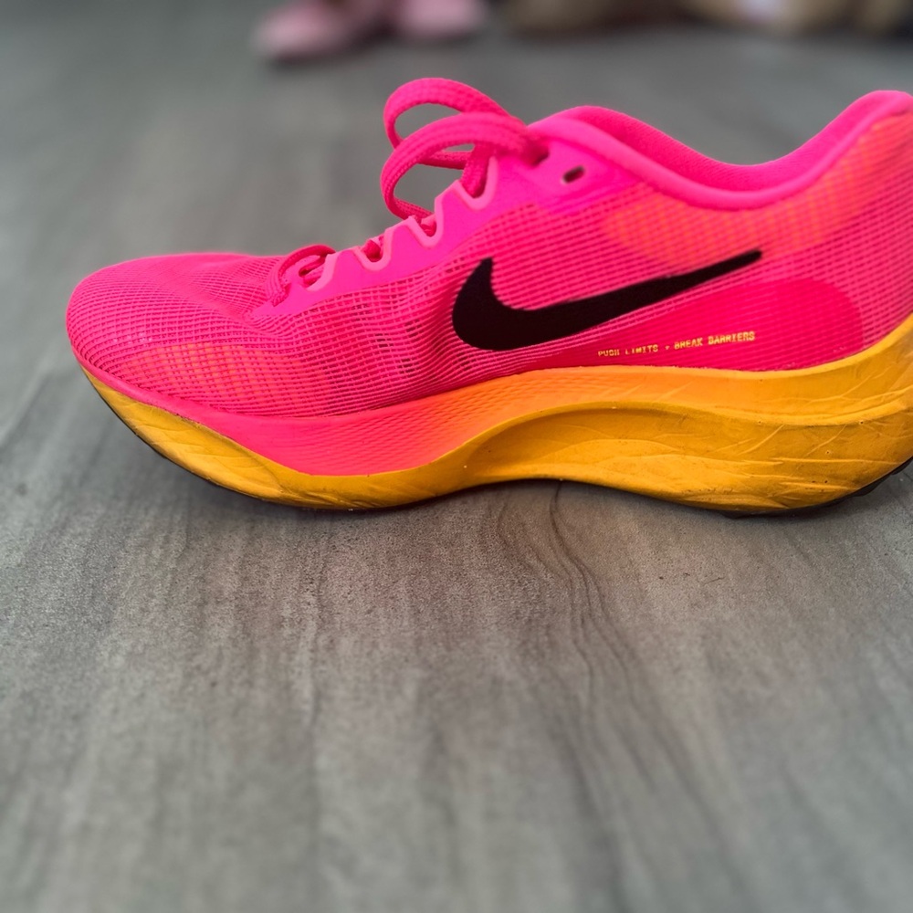 Nike Women's Vibrant Pink and Gold Athletic Shoes